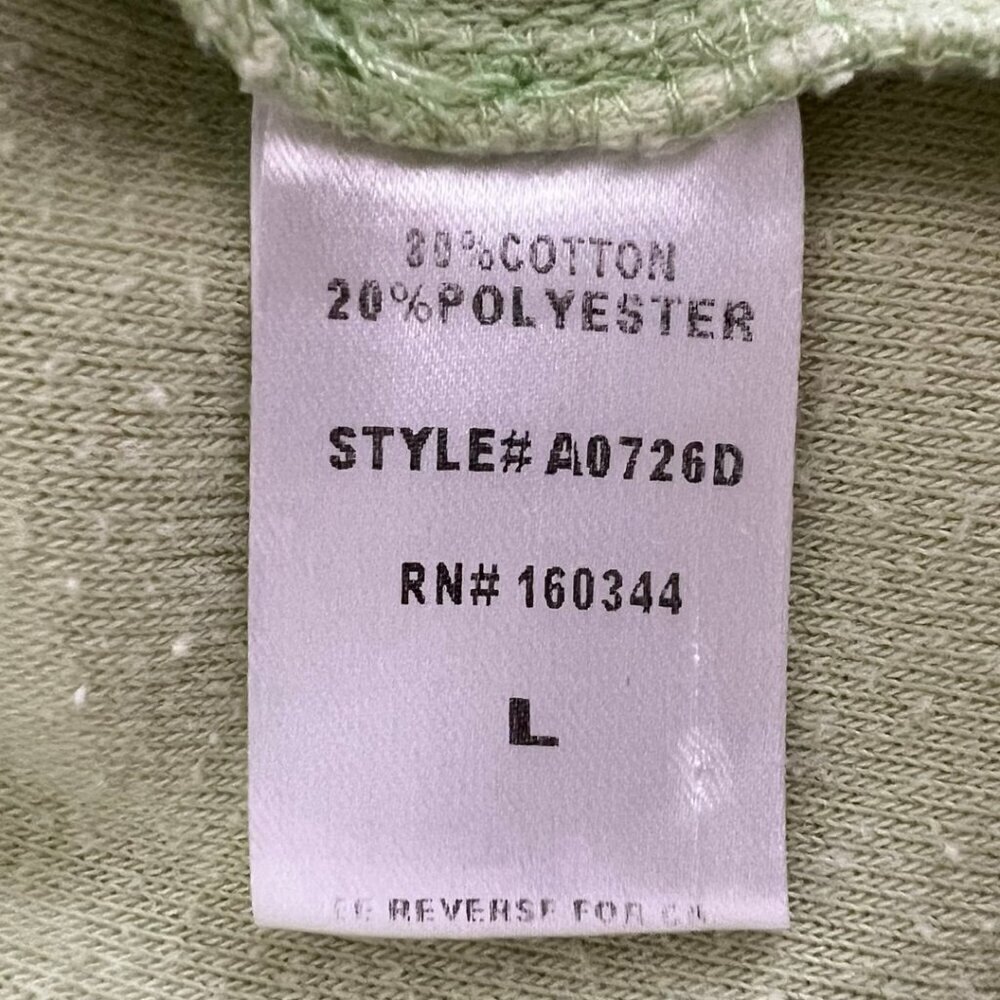 Isalis Green Retro Terry Cloth Button Up Short Sleeve Dress Cover Up - Picture 6 of 6